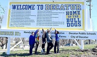 Decatur Signs New welcome sign for Decatur | Westside Eagle Observer