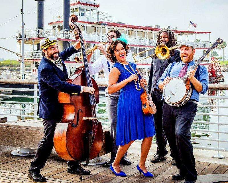 Jazzy Ash & Leapin’ Lizards perform Tuesday at Fayetteville’s Walton Arts Center. 


