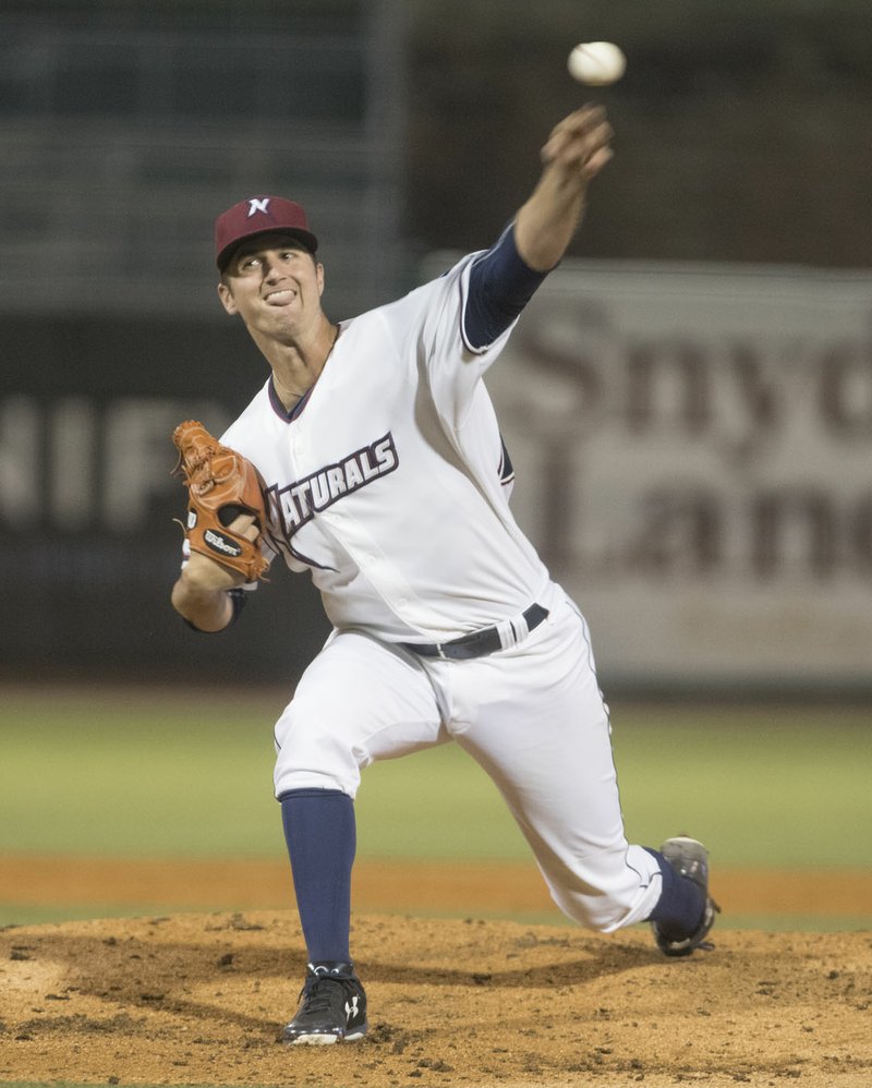 Pitcher Foster Griffin went 11-5 with a 3.61 ERA at Northwest Arkansas last season and is now rated as the No. 9 prospect in the Kansas City Royals’ minor league system.