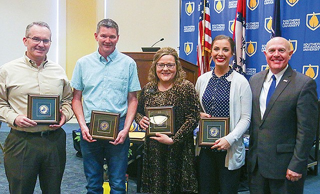 SAU honors professional, support staff with awards | Magnolia Banner News