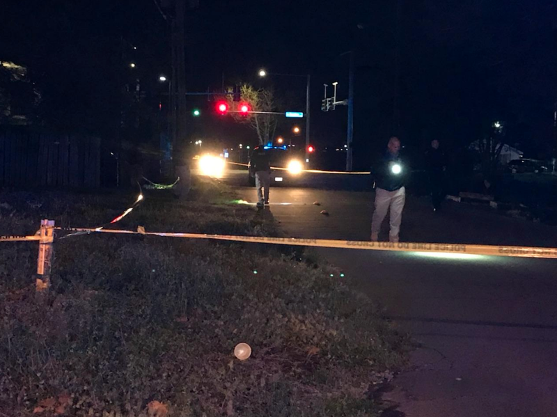 Police investigate a fatal shooting in North Little Rock on Tuesday night.