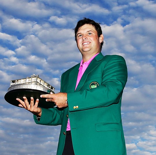 The Associated Press ON HIS OWN: Patrick Reed holds the championship trophy after winning the Masters, his first major title, Sunday in Augusta, Ga.
