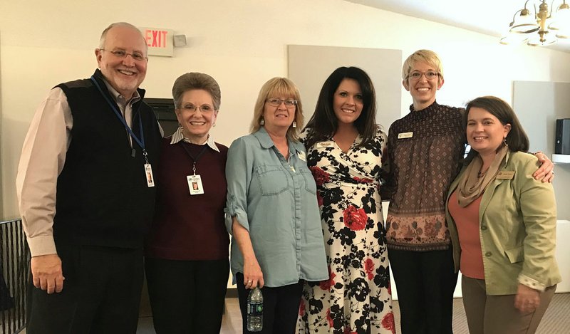 Photo submitted The Senior Resource Panel representatives were (from left) Gary and Paula Halstead, Carmen Melton, Sara Scott, Barb Ryan and Robin Mizell.