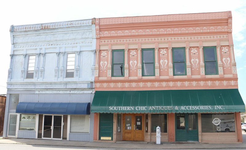 LYNN KUTTER ENTERPRISE-LEADER The State Review Board of Arkansas Historic Preservation Program has nominated two commercial districts in downtown Prairie Grove for the National Register of Historic Places. The North Mock Street Commercial Historic District includes these two buildings at 114 and 116 N. Mock St. The other district is the south side of Buchanan Street.