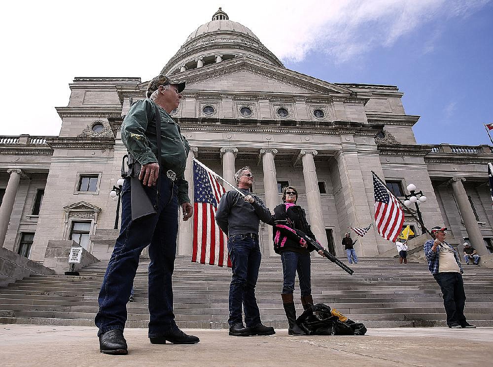 Hundreds attend gun-rights rally at Arkansas Capitol | The Arkansas ...