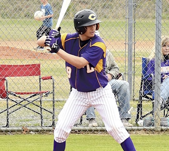 The Sentinel-Record/Grace Brown AT THE PLATE: Fountain Lake senior Stephen Turner awaits a pitch against Malvern on April 2. Turner has helped lead the Cobras on offense and in the field to an 11-4 record with five regular season games remaining.