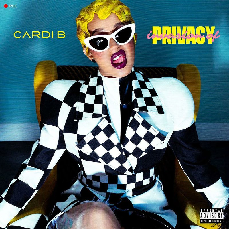 Album cover for Cardi B's "Invasion of Privacy"