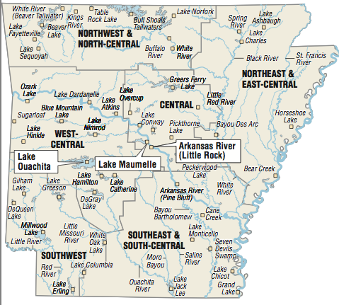 Fishing Hot Spots  The Arkansas Democrat-Gazette - Arkansas' Best News  Source
