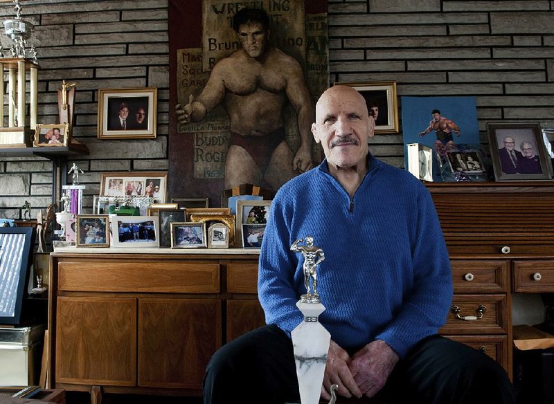 Professional wrestler Bruno Sammartino, who died Wednesday at 82, defeated “Nature Boy” Buddy Rogers in 1963 for the World Wide Federation Wrestling heavyweight title in a match Sammartino was scripted to lose. 
