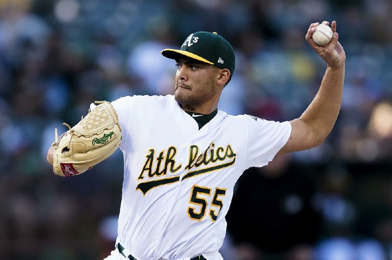 Oakland pitcher Sean Manaea allowed 2 walks and a wild pitch while striking out 10 on Saturday, but he didn’t give up a hit as the Athletics beat the Boston Red Sox 3-0 in Oakland, Calif.  