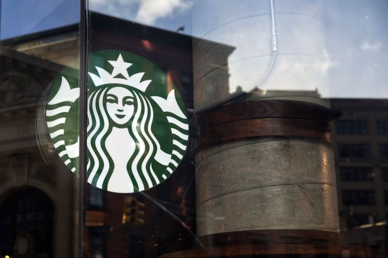 A Starbucks Corp. coffee shop in New York, U.S., on Jan. 17, 2016. 