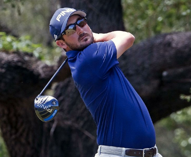 Former Arkansas Razorback Andrew Landry won the Texas Open on Sunday in San Antonio. It was Landry’s first victory on the PGA (PHOTO BY AP/MICHAEL THOMAS)

