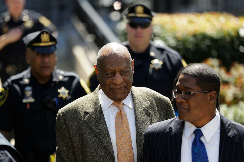 Bill Cosby departs after his sexual assault trial Monday at the Montgomery County Courthouse in Norristown, Pa. 
