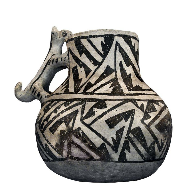 If you happened to own something like this ancient American Indian Pueblo Anasazi pottery pitcher, think of willing it to your local museum. 
