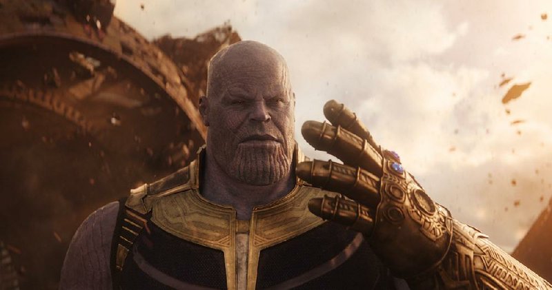 Avengers: Infinity War features an intergalactic purple villain named Thanos (Josh Brolin), the baddest being in the Marvel Cinematic Universe. 
