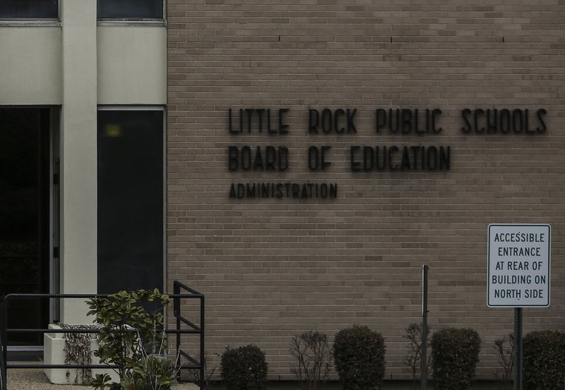 Little Rock School District headquarters are shown in this file photo.