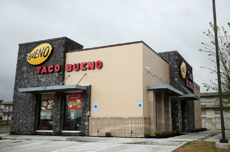 The Taco Bueno fast-food restaurant at 113 W. Pershing Blvd. in North Little Rock has 2,145 square feet and sits on an acre. 
