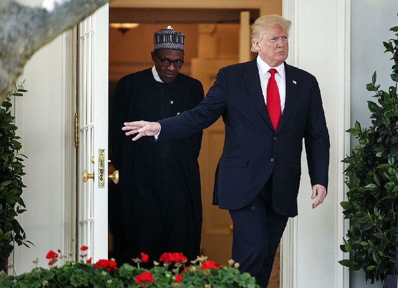 U.S. Owed Trade, Trump Tells Nigerian | The Arkansas Democrat-Gazette ...