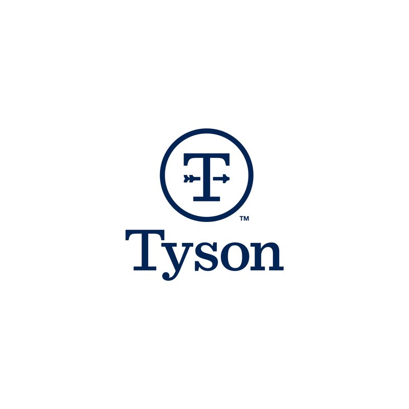 Tyson Foods Inc. corporate logo. This is different than the Tyson consumer brand logo.
02/20/17