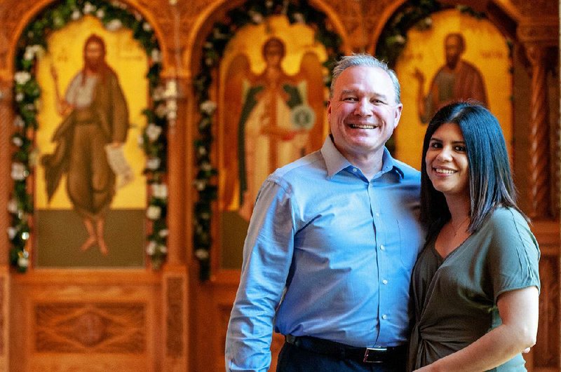 Edmond Hurst and his wife, Sara Massana Hurst, are co-chairmen of the International Greek Food Festival held at Annunciation Greek Orthodox Church. The festival will include guided tours of the church, which includes the largest collection of Byzantine iconography in Arkansas. Tours will be conducted by the Rev. Nicholas Verdaris. 
