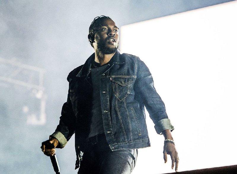 Kendrick Lamar performs at a festival in Quebec City in July. Lamar won the Pulitzer Prize for music this year. 
