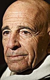 In this Jan. 10, 2017 file photo, Tom Barrack, chairman of the inaugural committee, speaks with reporters in the lobby of Trump Tower in New York.  The Associated Press has learned that investigators working with special counsel Robert Mueller have interviewed Barrack. 