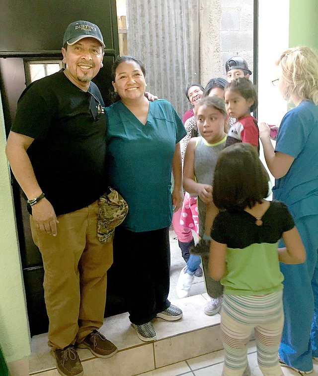Photo submitted Dr. Layla Chanquin, right, and her husband Pastor Saul Perez, serve the Heart of Love Clinic in Guatemala City. Dustin's Dream is taking its fourth annual medical mission trip to the clinic in June.