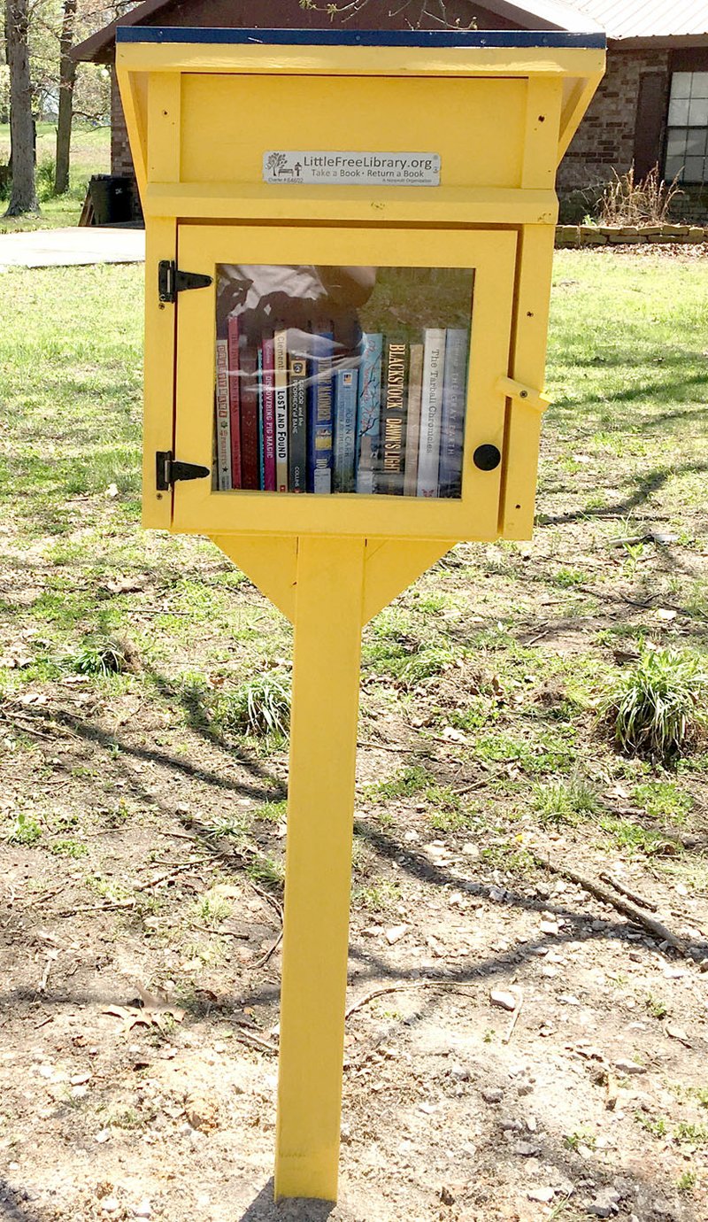 Westside Eagle Observer/Submitted A new Little Free Library stand is now in service at 726 Park St. in Decatur.