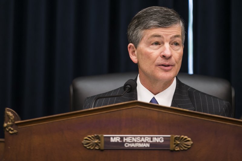 Rep. Jeb Hensarling, R-Texas and House Financial Services Committee Chairman, during a hearing in Washington on April 17, 2018.