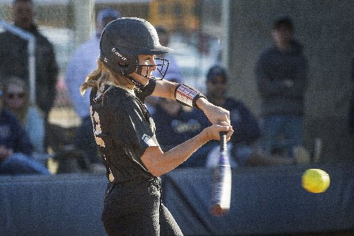 Tymber Riley is a leading hitter and starting second baseman for Bentonville, which has won consecutive state championships in Arkansas’ largest classification. The Lady Tigers will play Friday after receiving a first-round bye in the Class 7A state tournament at Cabot.