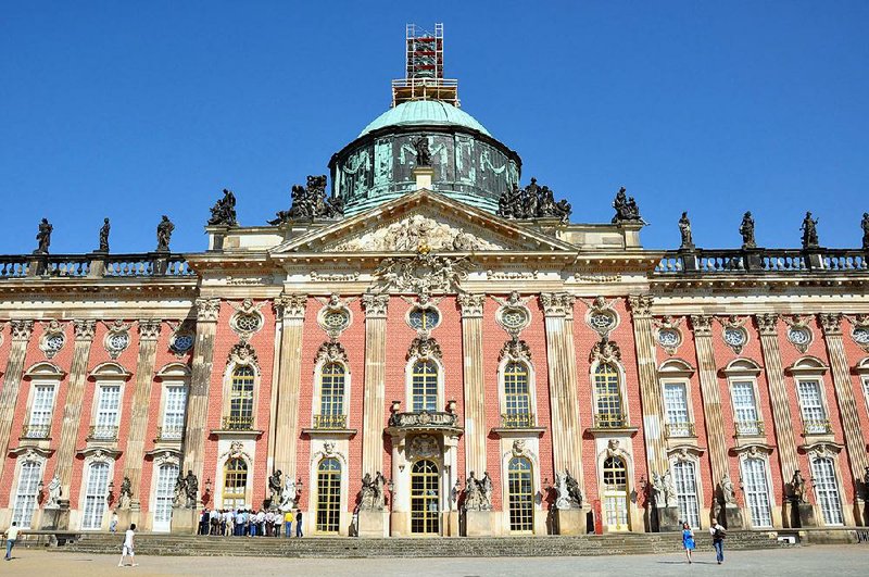 The massive New Palace is the showpiece of the many palaces within Potsdam’s vast royal park.  
