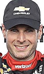 Will Power, of Australia, holds the trophy after winning the IndyCar Grand Prix auto race at Indianapolis Motor Speedway in Indianapolis, Saturday, May 12, 2018. 