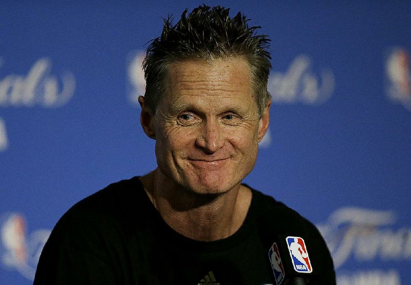 Golden State Warriors head coach Steve Kerr is shown in this file photo.