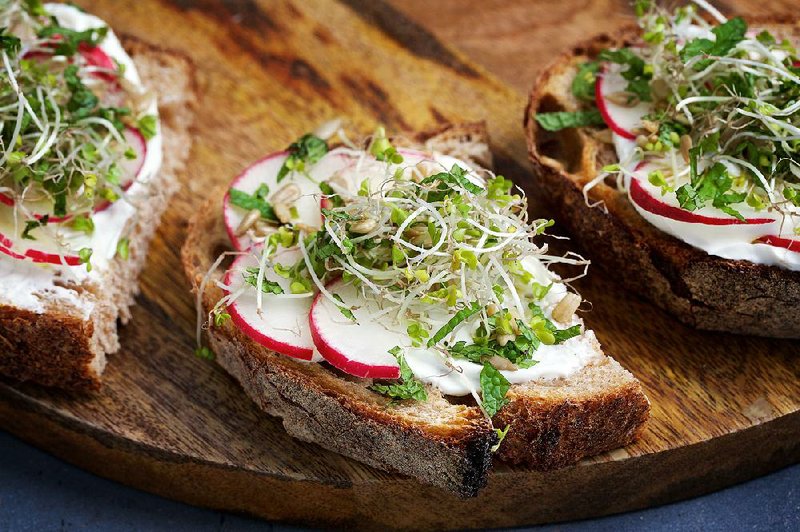 Spring Toasts With Labneh  