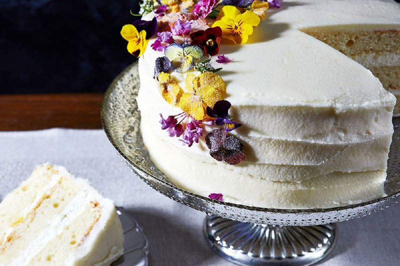 Royal Wedding Cake, inspired by the royal wedding of Prince Harry and Mehgan Markle, is flavored with lemon and elderflower. 