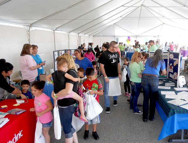 More than 30 vendors from Arkansas and Oklahoma took part in the health expo.