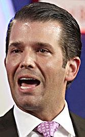 Donald Trump Jr, the eldest son of US President Donald Trump, speaks at a Global Business Summit in New Delhi, India, Friday, Feb. 23, 2018. 