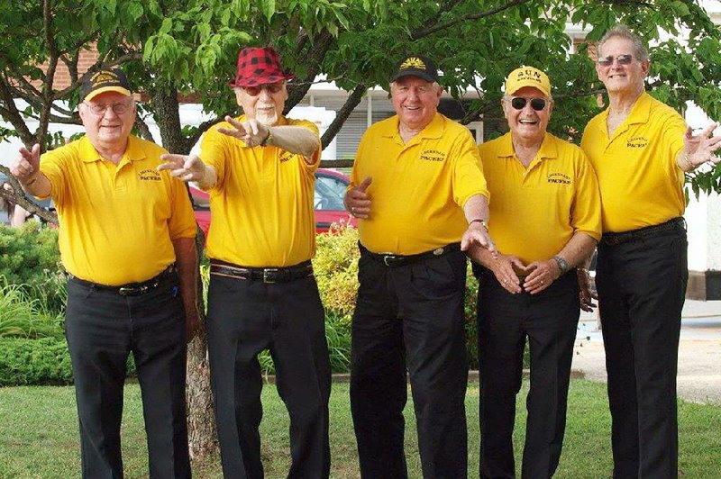 The late rockabilly legend Sonny Burgess (second from left) will be honored at a tribute show Friday at the Ron Robinson Theater in Little Rock with a performance by his band, The Legendary Pacers, and a screening of the documentary Arkansas Wildman.
