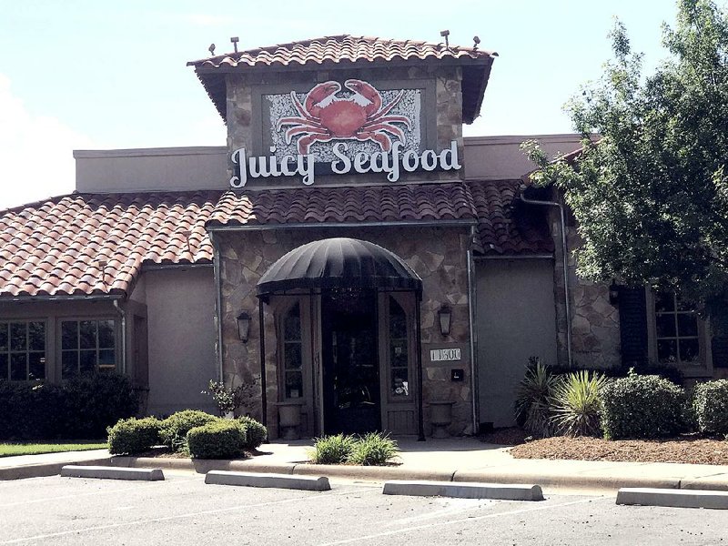 The Juicy Seafood opens Monday in the Pleasant Ridge Town Center’s western annex, off Cantrell Road in Little Rock.  
