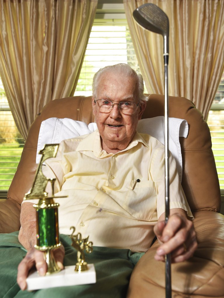 Ben Bender capped his long golf career with a hole-in-one at Green Valley Golf Club in Zanesville, Ohio.