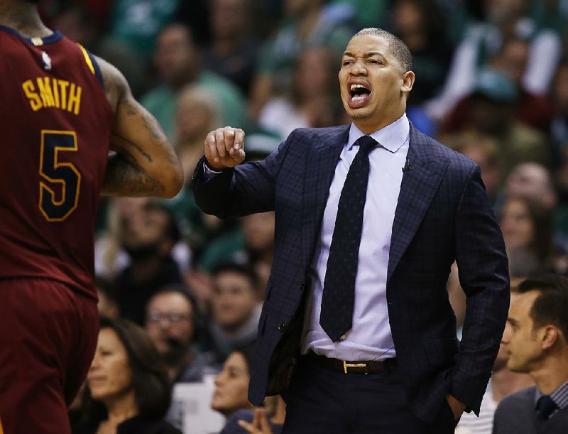 Cleveland Cavaliers head Coach Tyronn Lue hopes his team can bounce back from being down 2-0 in the Eastern Conference finals when the Cavaliers meet the Boston Celtics in Game 3 tonight.  