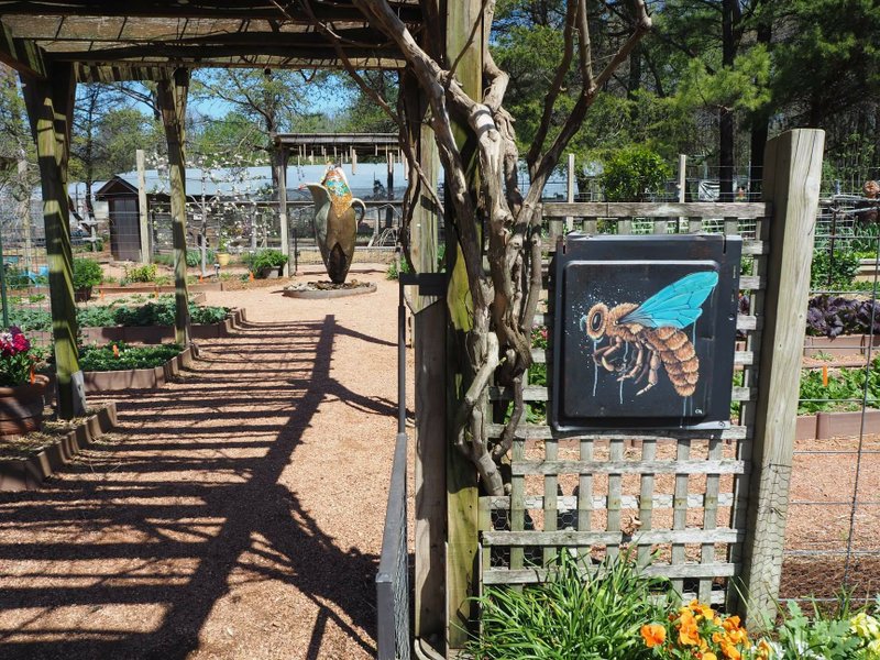 Courtesy Photo "Oven Bee" is on show in the Veggie Garden at BGO.