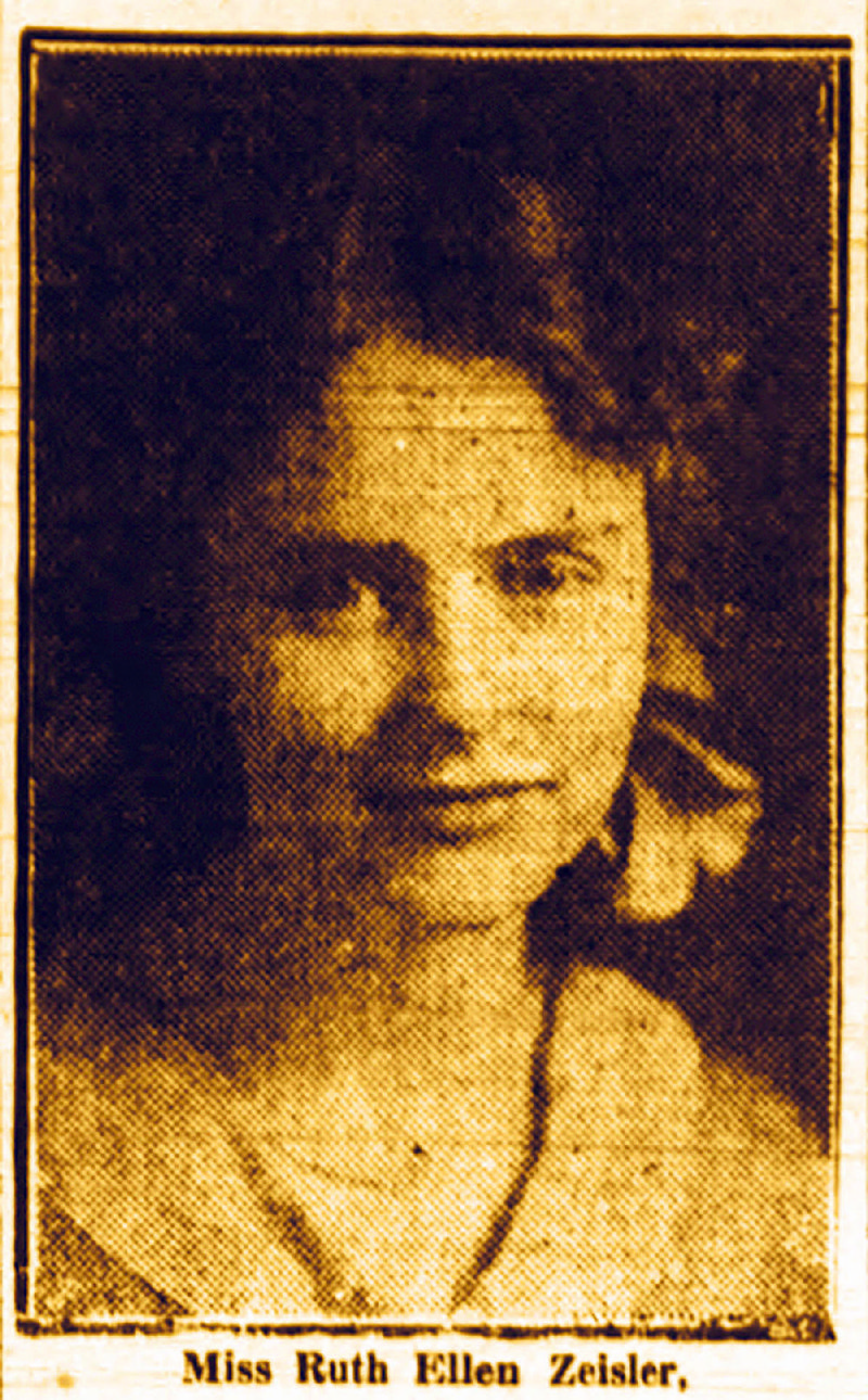 Ruth Ellen Zeisler was valedictorian of Little Rock High School’s Class of 1918 and worked on the Arkansas Democrat’s high school edition. 
