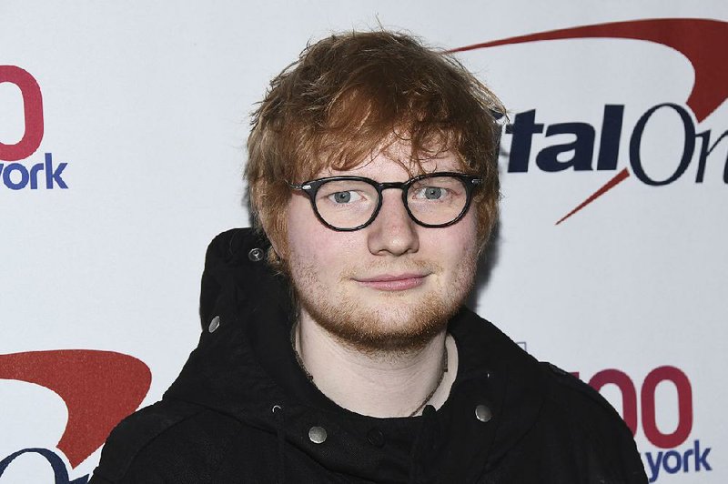 In this Dec. 8, 2017 file photo, Ed Sheeran attends Z100's iHeartRadio Jingle Ball at Madison Square Garden in New York.    