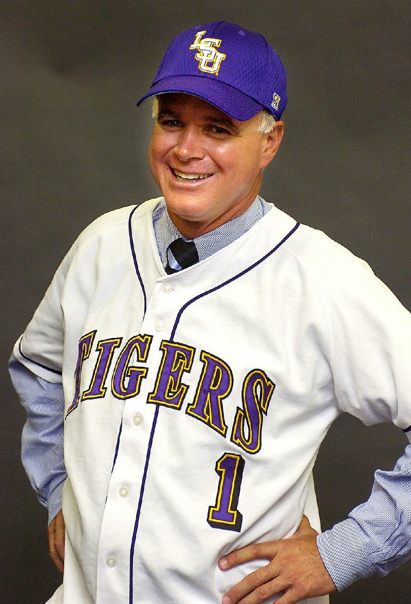 Louisiana State's baseball coach Paul Mainieri  