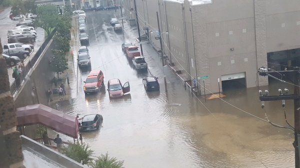 PHOTO: Downpour floods streets in Little Rock area | The Arkansas ...