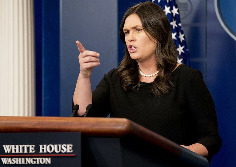 White House press secretary Sarah Huckabee Sanders said Tuesday that no White House staff members will be present when House Republicans review Justice Department classified documents.  
