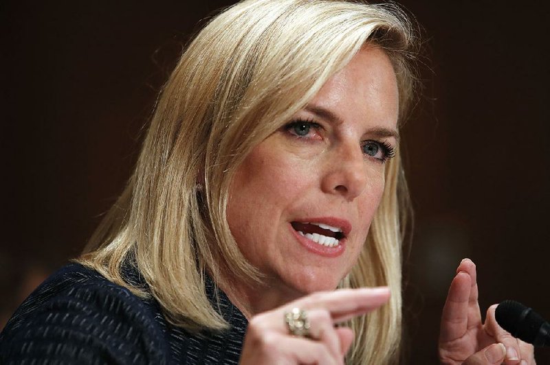 Homeland Security Secretary Kirstjen Nielsen said Tuesday that she believes Russia has tried to manipulate the public’s confidence in both political parties. 