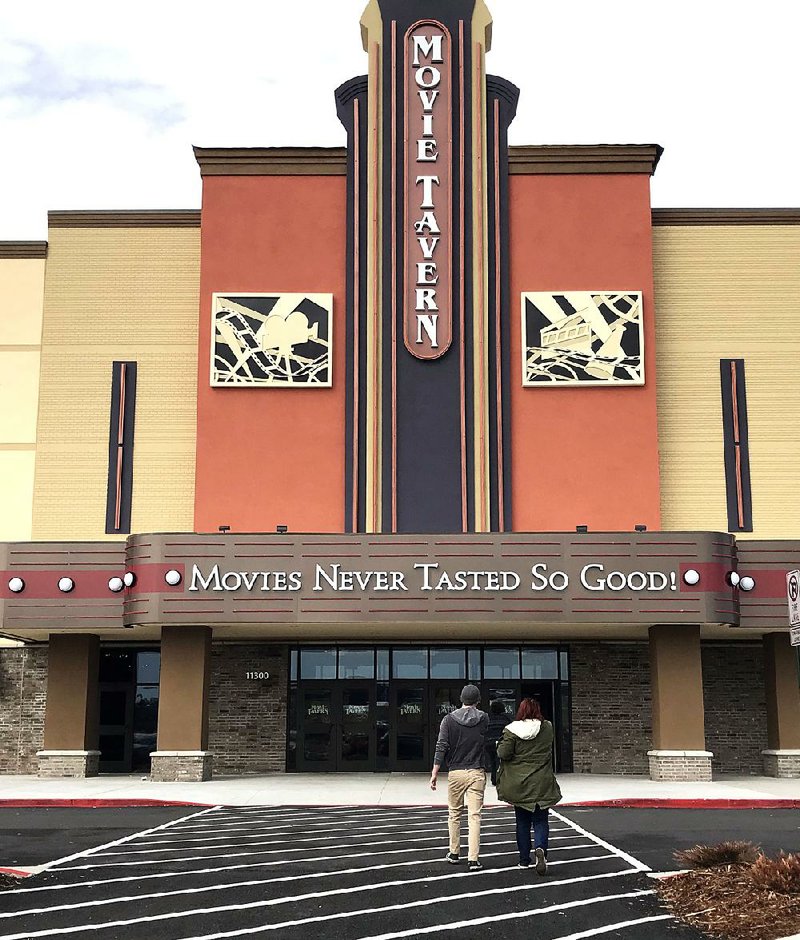 Starring at Little Rock’s Movie Tavern is a new menu.  