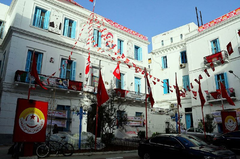 The Tunisian General Labor Union in Tunis plays an important role in political life in Tunisia. 

